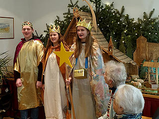 Die Sternsinger im Alten- und Pflegeheim St. Hildegard Emmelshausen