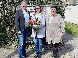 Begrüßung der neuen Pflegedienstleitern im Alten- und Pflegeheim St. Hildegard Emmelshausen